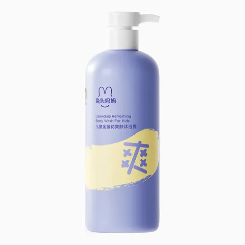 兔头妈妈金盏花爽肤儿童沐浴露水润舒爽婴儿沐浴露335ml 图片 1
