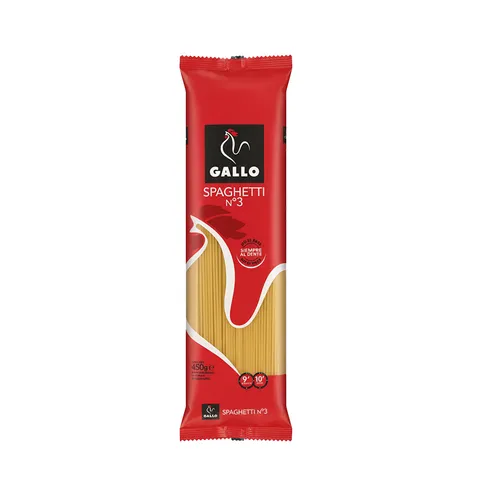 公鸡嘉罗西班牙原装进口GALLO直条形意大利面450g公鸡意面 图片 2