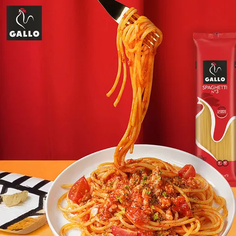 公鸡嘉罗西班牙原装进口GALLO直条形意大利面450g公鸡意面 图片 4