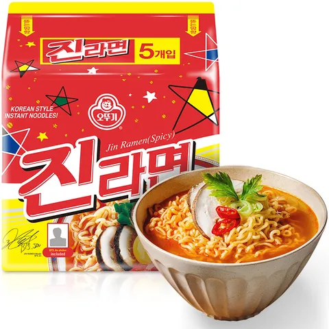 OTTOGI/不倒翁 辣味金拉面120g*5包