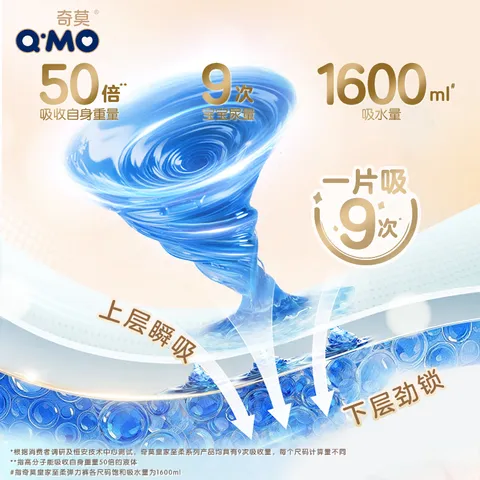 奇莫（Q-MO）皇家至柔马年限定拉拉裤XL48片(12-17kg以上)弹力裤超薄透气 图片 4