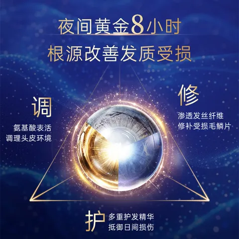 卡蓓诺（CABELO）夜间修护洗发水 舒缓头皮柔顺秀发 受损干枯发质适用【日本进口】 【修护秀发】夜间修护 洗发水 350ml*1瓶 图片 2