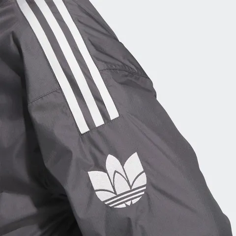 adidas情侣款复古风梭织立领夹克外套男女秋季阿迪达斯官方三叶草 图片 8