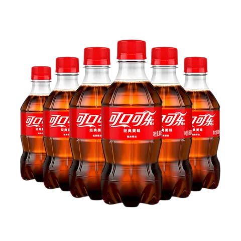 可口可乐（Coca-Cola）汽水碳酸饮料 300ml小瓶装系列饮料指数 可乐300ml*6瓶 图片 5