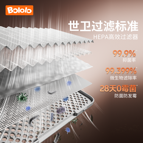 波咯咯（bololo）紫外线 奶瓶消毒柜 婴儿奶瓶消毒烘干二合一   18L 轻盈Pro-16颗灯珠+高低温烘干 图片 6
