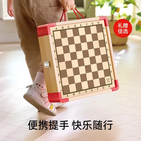Hape儿童桌游套装 22合1经典棋类 逻辑思维启蒙 亲子对战3-99岁 22合1经典桌游套装 E4325 图片 6