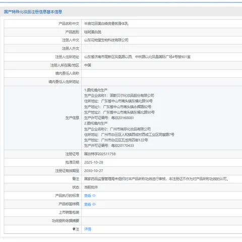 半亩花田热巴同款美白身体乳男女士烟酰胺焕亮轻薄保湿改善晒痕润肤乳液 图片 7