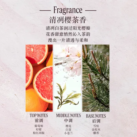 欧舒丹【618现货速达】白茶恋樱身体乳沐浴露生日礼物伴手礼女随机发货 图片 8