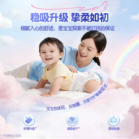 大王（GOO.N）大王天使系列拉拉裤4XL18片(≥19KG)尿不湿婴儿 双驱芯 柔载万滴 图片 3