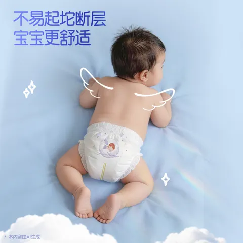 大王（GOO.N）大王天使系列纸尿裤M44片(6-11kg)尿不湿婴儿 双驱芯 柔载万滴 图片 6