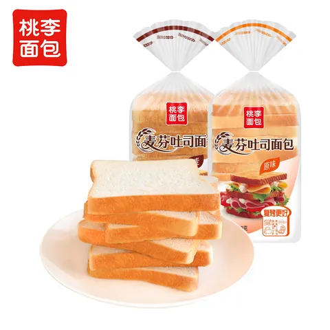 桃李 麦芬吐司面包 800g
