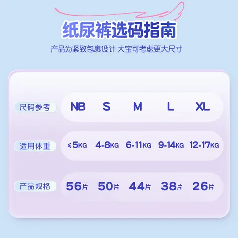 大王（GOO.N）大王天使系列纸尿裤M44片(6-11kg)尿不湿婴儿 双驱芯 柔载万滴 图片 10