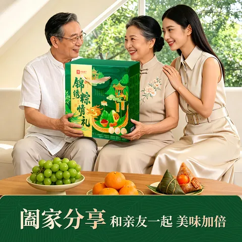 良品铺子锦绣粽情礼1200g 肉粽豆沙粽子礼盒端午节送礼企业团购 休闲零食 图片 9