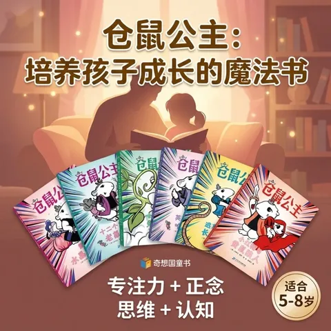 仓鼠公主（全6册）奇想国童书桥梁书阅读专注力培养+正念心态引导+思维模式转化+社会认知启蒙 图片 3