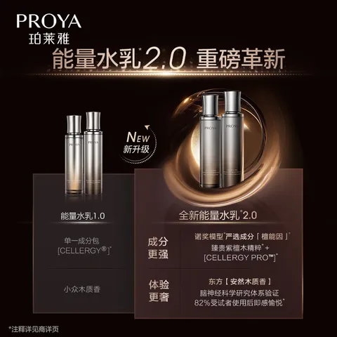珀莱雅（PROYA）能量洁水乳套装 抗皱紧致 温和滋养护肤品套装 图片 5