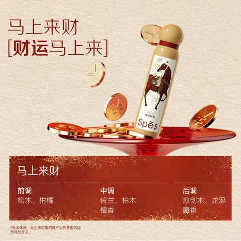 Spes诗裴丝 干发喷雾 免洗喷雾 控油去油 一喷清爽蓬松 高颅顶蓬蓬粉 【吸金体质】150ml*2 图片 4