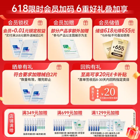 敷尔佳医用面膜重组III型人源化胶原蛋白贴绿膜1盒械字号敷料敷贴 图片 2