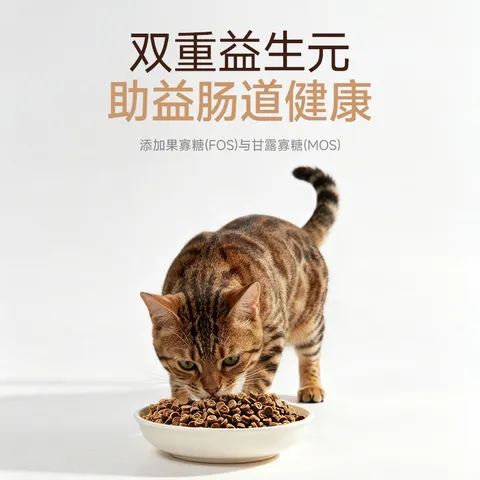 高爷家全价鲜肉烘焙猫粮 添加双重益生元 添加鱼油 成猫幼猫  【新品】烘焙粮1.5kg*3包 图片 2