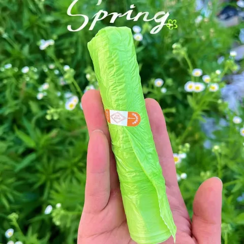 厨卫配件艾草手撕垃圾袋抽绳式家用艾草手撕厨卫配件 艾草手撕垃圾袋10只 图片 2