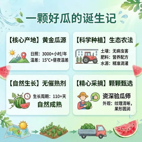 京鲜生 无籽麒麟西瓜 1粒装 净重5-7斤 生鲜水果源头直发包邮 图片 3