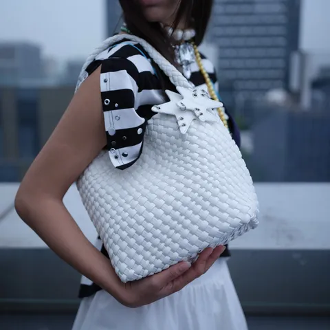 ECODAY包包女包2026新款原创设计经典编织包大容量托特包通勤包生日礼物 图片 7
