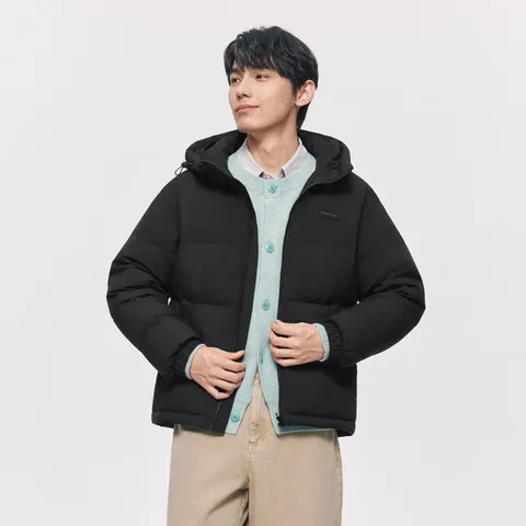 雪中飞【联系客服更优惠】男女同款高充绒休闲百搭舒适连帽羽绒服面包服 图片 5