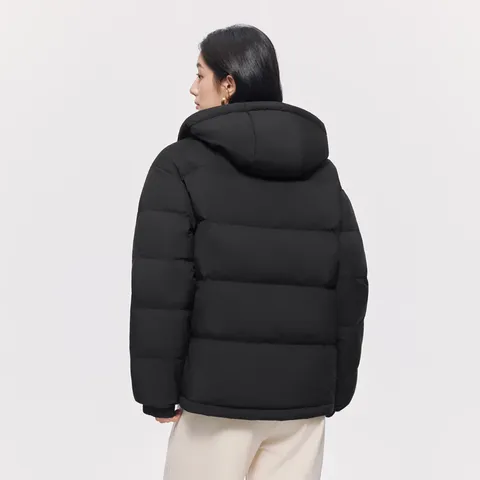 雪中飞【联系客服更优惠】男女同款高充绒休闲百搭舒适连帽羽绒服面包服 图片 3