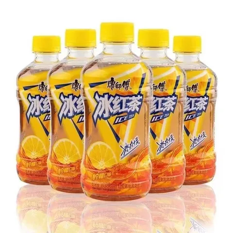 康师傅柠檬冰红茶330ml迷你小瓶装整箱夏季柠檬红茶风味饮料解渴 1瓶装 新日期发货330ml/瓶 图片 6