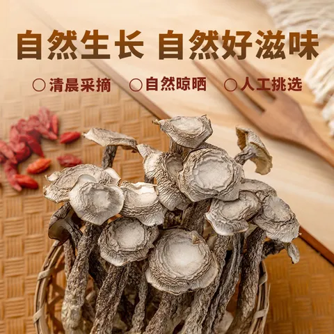高山鹿茸菇 农家干货炒菜煲汤鲜嫩炒菜炒肉熬鸡汤特产 鹿茸菇50g*2袋 图片 2