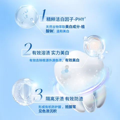 冷酸灵极地白抗敏感泵式按压式牙膏套装 美白护龈 清新口气 专研抗敏泵 泵式2支+软管3支 500g*1套 图片 5