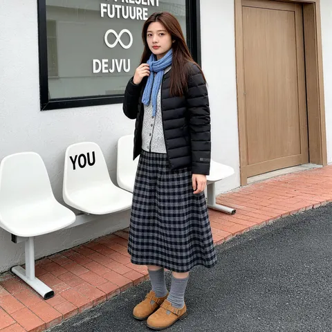 雪中飞女式轻量排骨羽绒服26款时尚舒适休闲通勤百搭保暖运动 宝石黑|8086 M 165/88A 图片 7