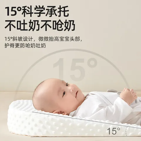 贝肽斯防吐奶斜坡垫婴儿喂奶斜坡枕新生儿宝宝防呛奶溢奶哺乳枕 0-6个月 图片 4