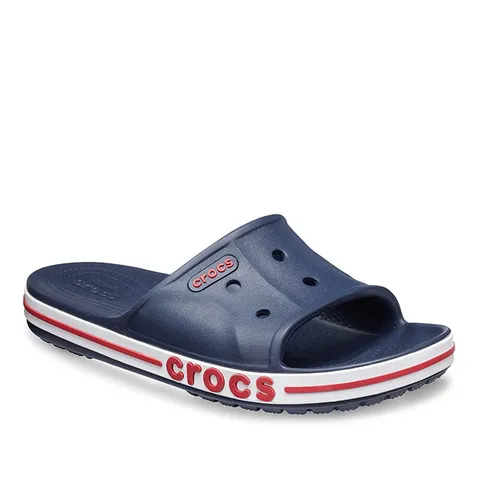 卡骆驰（CROCS）一字拖贝雅卡骆班凉拖 情侣款运动休闲拖鞋|205392 深蓝/辣椒红-4CC 41 /42(260mm) 图片 3