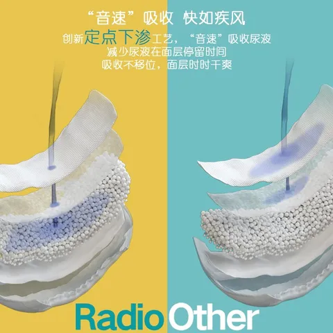碧芭宝贝收音机BabyRadio拉拉裤婴儿尿不湿透气训练裤 拉拉裤XL30片*2 图片 4