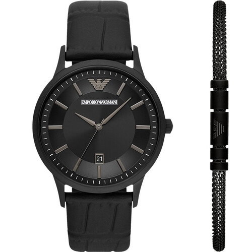 安普里奥阿玛尼emporioarmani手表男款石英手表经典简约男表手链ar