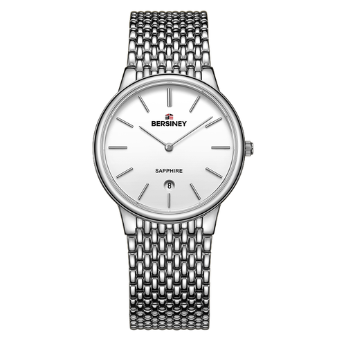 波西尼(bersiney)欧美表 bersiney 波西尼 男士 超薄商务石英表情侣表