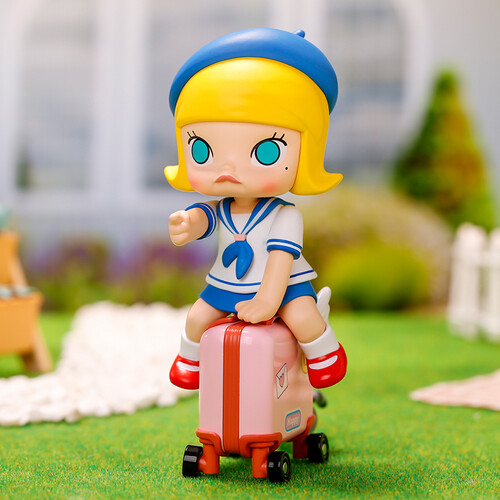 mart)潮流盲盒 18日0点:pop mart 泡泡玛特 molly放空的一天系列盲盒