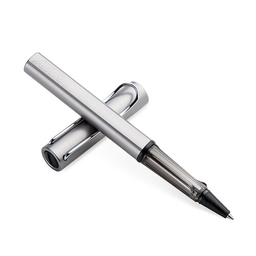 德国进口凌美lamy宝珠笔签字笔中性笔水笔alstar恒星圆珠笔银灰色时尚