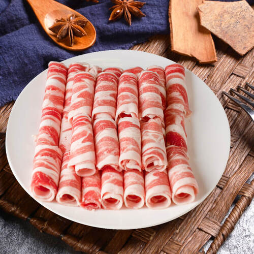 皓月羊肉 hao yue 皓月 香醇肥牛片 500g多少钱-聚超值