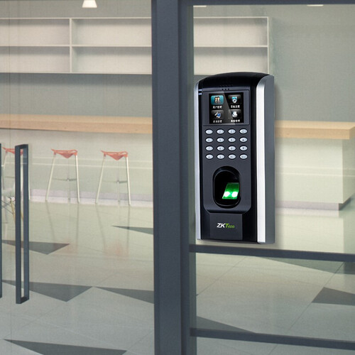 zkteco熵基科技f7plus打卡机指纹识别考勤门禁一体机门禁系统可选配