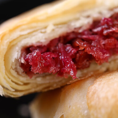 吉庆祥玫瑰鲜花饼散装中华老字号传统糕点零食云南特产休闲食品散装