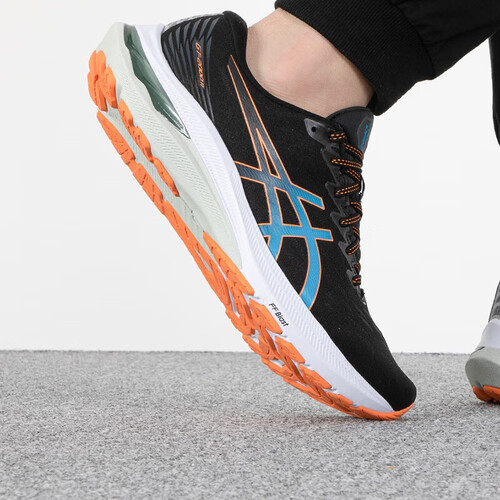 asics跑步鞋 asics 亚瑟士 gt-2000 9 男子跑鞋 1011a983-005 黑红