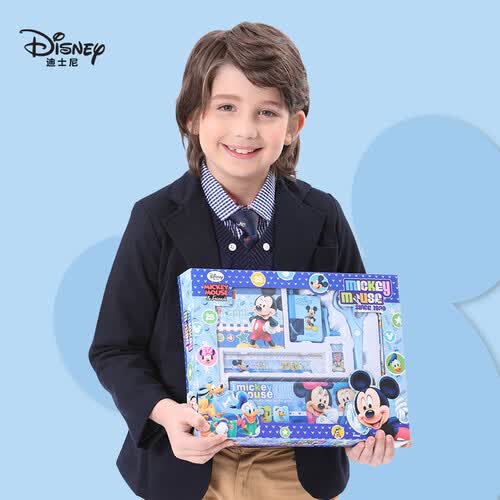 迪士尼(disney)文具套装小学生礼盒开学礼物 儿童开学文具礼包生日