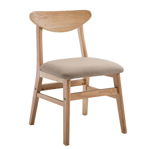 元优 实木椅子 北欧风单人成人现代简约美式椅 家用