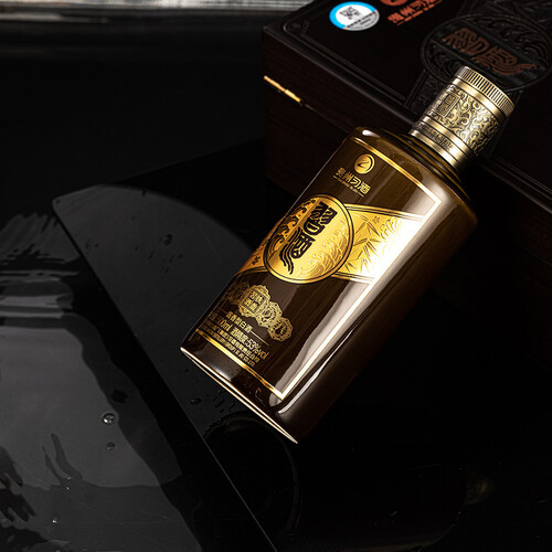 习酒白酒 xijiu 习酒 铁盖 酱香型白酒 53度 500ml 单瓶黑檀木礼盒装