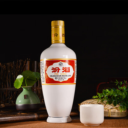 汾酒白酒 汾酒 清香型白酒 出口瓷汾(白瓷瓶) 53度500ml *12瓶 整箱装
