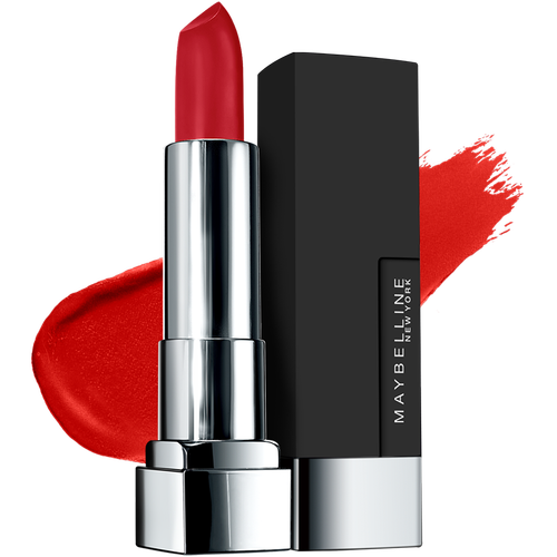 maybelline 美宝莲 绝色持久哑光唇膏 #609罂粟红 3