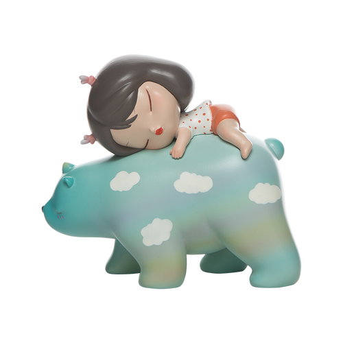 可米生活白夜童话暖熊绮梦车载装饰摆件工艺品手办生日节日礼物送女友