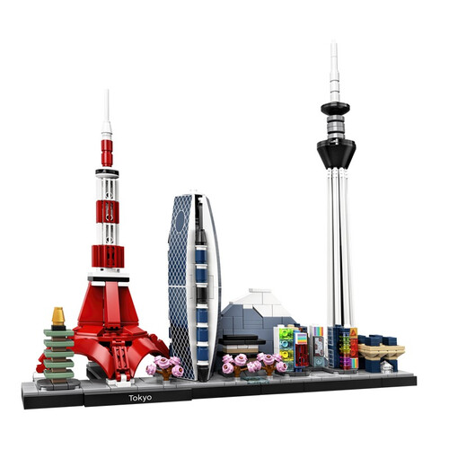 乐高(lego)积木 lego 乐高 architecture建筑系列 21051 东京天际线