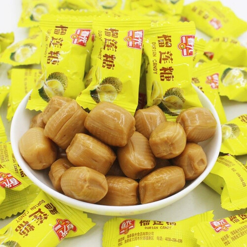 春光榴莲硬糖海南特产食品散装散称榴莲味水果硬糖榴莲味浓郁香醇硬糖
